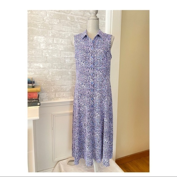 APPLESEEDS BUTTON DOWN DRESS - Picture 1 of 4